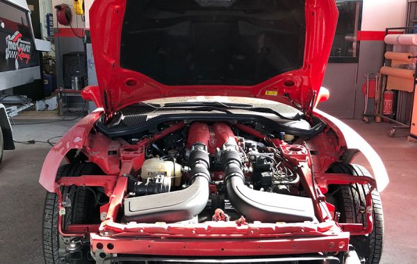 M3 – Ferrari California – Nettoyage des radiateurs