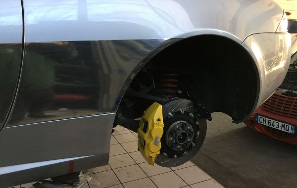 M2 – Jaguar XKR Piste – Installation freinage